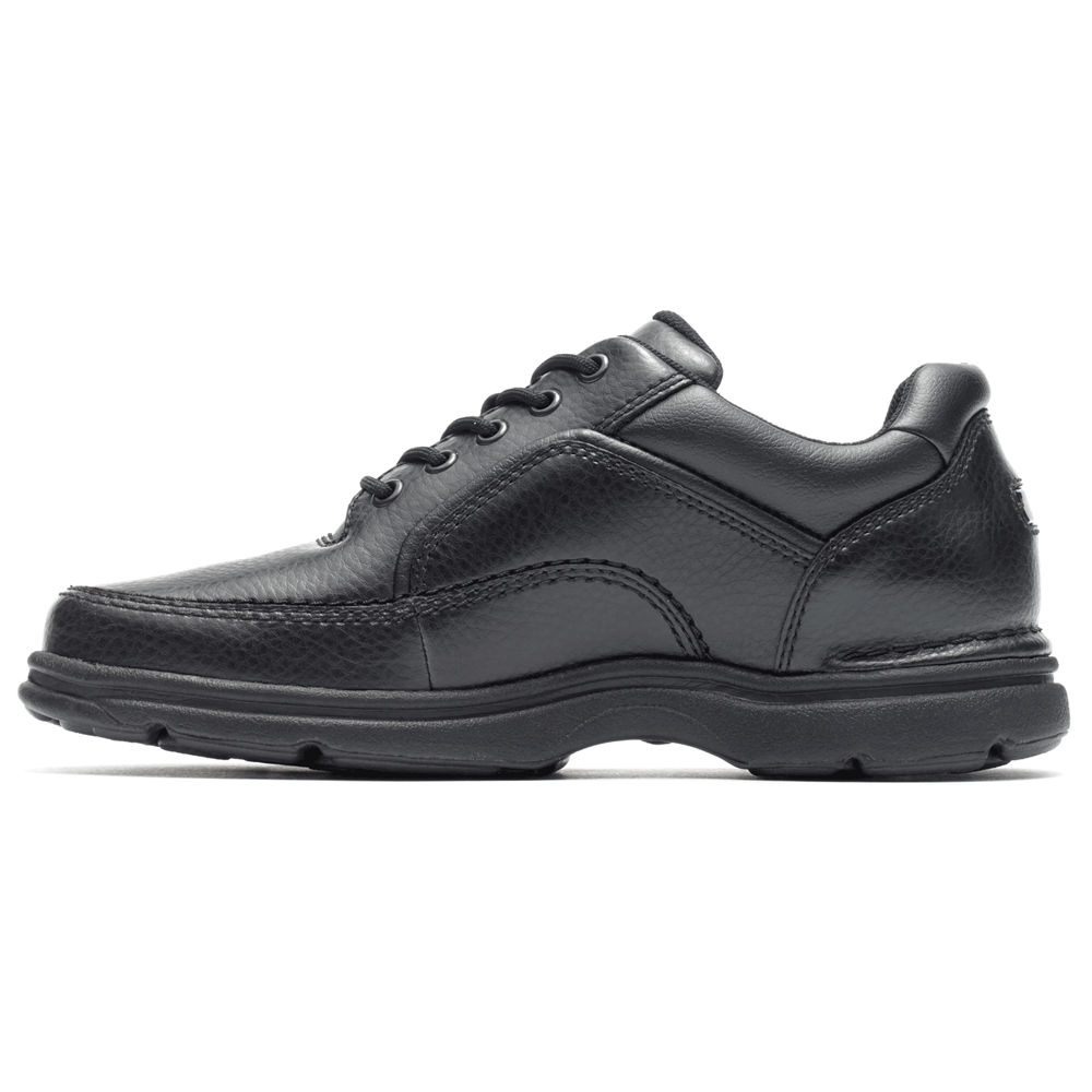 Tenis Rockport Homem Pretas - Ridgefield Eureka - 89415FQLH